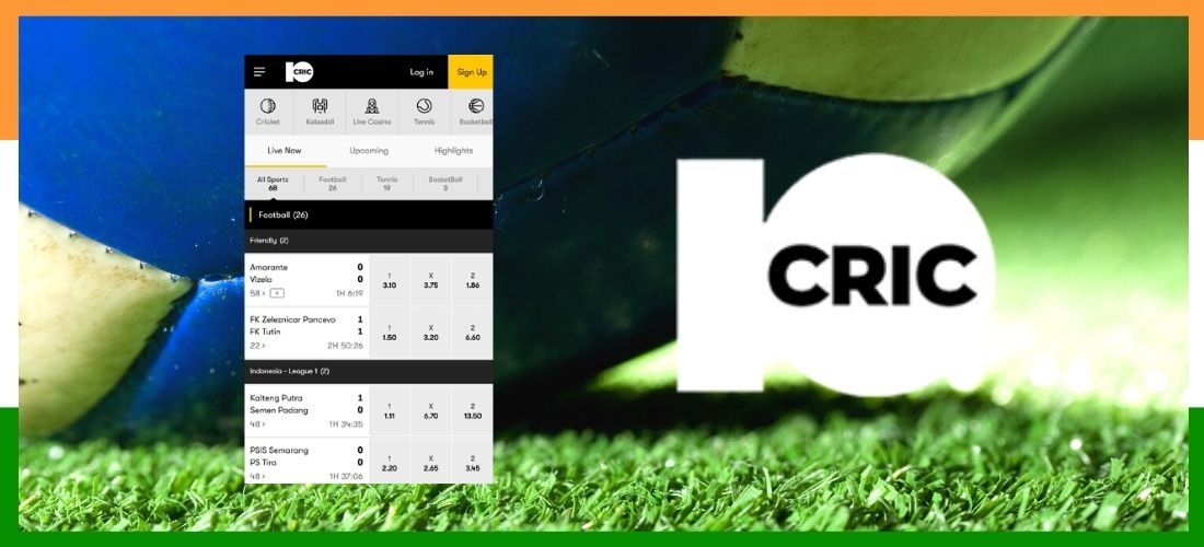 10Cric India is one of the biggest betting companies in the world of sports betting